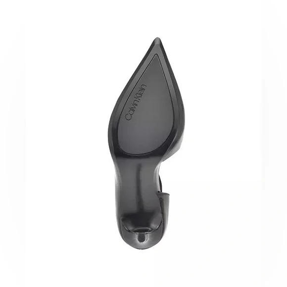 NWT Calvin Klein Size 8.5 Black Patent Leather Pumps - Picture 5 of 5